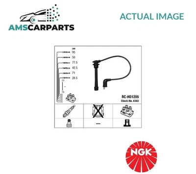IGNITION CABLE SET LEADS KIT 6302 NGK NEW OE REPLACEMENT - Image 1 of 4