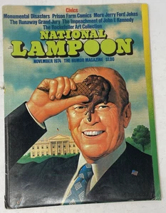 National Lampoon Magazine Nov 1974 Gerald Ford Civics Issue Nixon Watergate - Picture 1 of 3