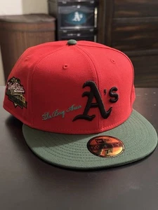 MyFitteds Oakland Athletics A’s Good Bye New Era Fitted Hat Cap 59fifty 7 7/8 - Picture 1 of 5