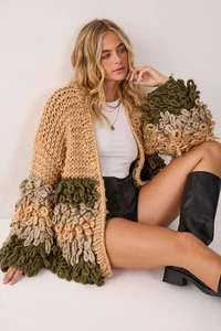 Nastygal Beige Cardigan Womens Casual Jumpers & Cardigans - Picture 1 of 4