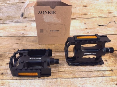 Pedais de bicicleta Zonkie modelo ZK-FPD99B MTB ROAD resina (QUANTIDADE 1 PAR) ⭐️NOVO⭐️ - Imagem 1 de 4
