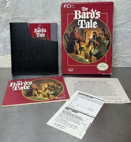 The Bard's Tale NES, 1991 Complete In Box With Foam - Works, Tested
