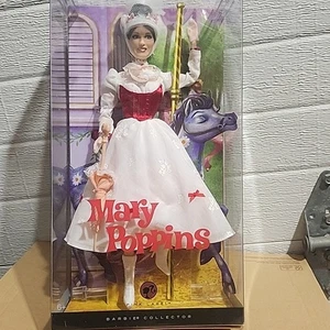 Barbie de colección 2007 Mary Poppins coleccionista etiqueta rosa película de Disney #M0672 - Imagen 1 de 5