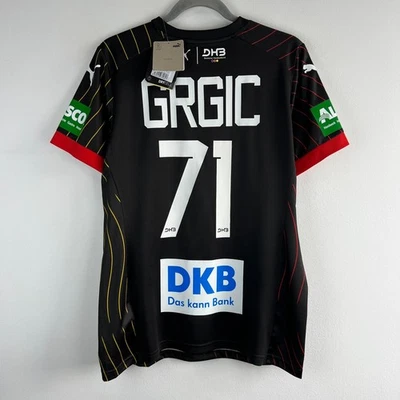 Camiseta deportiva de balonmano Deutscher 2024/2025 visitante Puma para mujer talla L Marko Grgic Foto 1 de 4