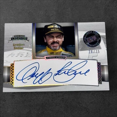 Geoff Bodine PACK PULLED NASCAR signed card 2012 PRESS PASS LEGENDS #28/75 - Image 1 of 2