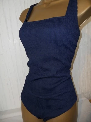 NAVY F&F CRINKLE SWIMSUIT SIZE 18 SWIMWEAR - Image 1 of 2