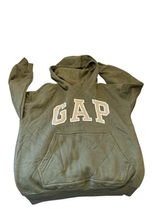 Kids Oversized Gap Logo Hoodie Size Medium (8) pre Love Condition - Picture 1 of 3