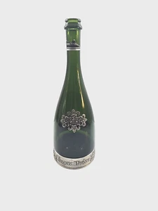 Botella Brut vacía Segura Viudas de colección España adornos de peltre de vidrio verde - Imagen 1 de 13