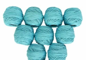 Cotton Thread Pack of 10 (Combo Set) Color_Sky Blue - Picture 1 of 4