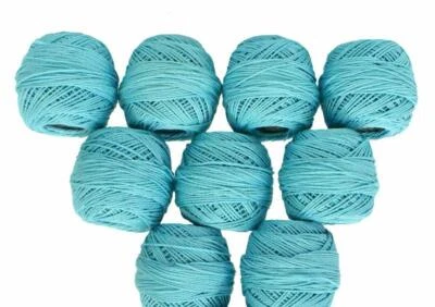 Cotton Thread Pack of 10 (Combo Set) Color_Sky Blue - Image 1 of 4