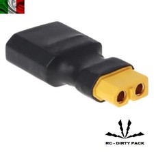 ADATTATORE NO CAVI XT 60 FEMMINA TO XT30 60 90 EC2 3 5 TRX T-PLUG MPX MASCHIO 1