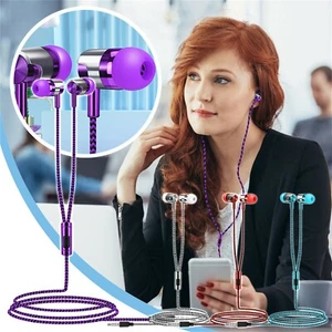 SUPER BASS IN-EAR EARPHONES HANDSFREE HEADPHONE FOR IPHONE IPAD IPOD SAMSUNG+MIC - Zdjęcie 1 z 19