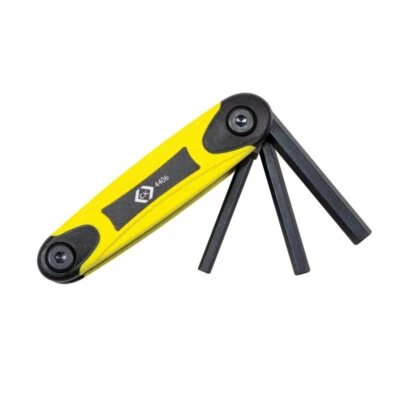 CK Tools Folding Hex Allen Key Set Metric Size 1.5mm-8mm T4406 - Image 1 of 3