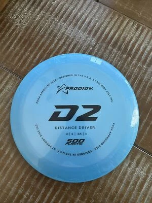 PRODIGY 500 D2  Baby Blue 174g Golf Disc Distance Driver New - Image 1 of 2