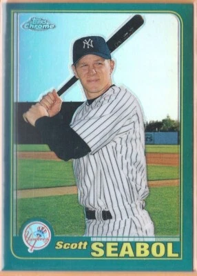 2001 TOPPS CHROME TRADED & ROOKIES RETROFRACTORS SCOTT SEABOL - Image 1 of 2
