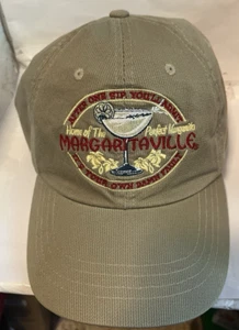 Margaritaville Embroidered Hat Snapback Cap Myrtle Beach Beige Adjustable - Picture 1 of 4
