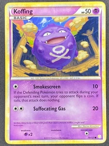 Pokémon Koffing 70/123 HS HeartGold & SoulSilver NM - Picture 1 of 2