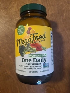 MegaFood Women's 55+ One Daily Multivitamin 120 Tablets Expiration: 2027 - Picture 1 of 1