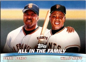 2001 Topps#TC19All in the Family (Barry Bonds / Willie Mays) - Picture 1 of 2