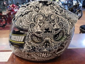ICON ARMADA CHANTILLY WHITE 2X HELMET NEW 0101-7079 - Picture 1 of 4