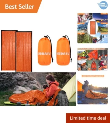 Saco de dormir reflectante ligero de emergencia - Ideal para camping y supervivencia Foto 1 de 4