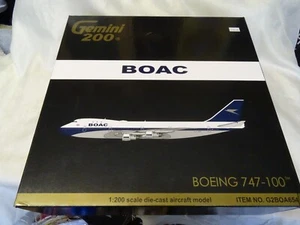 BOAC Boeing 747-100 G-AWNF scale 1/200 diecast model gemini200 - Picture 1 of 6