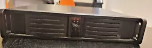 PC Server Gehäuse 19 Zoll 2HE Serverschrank Rackmount inkl. Netzteil u. Kabelage - Bild 1 von 5