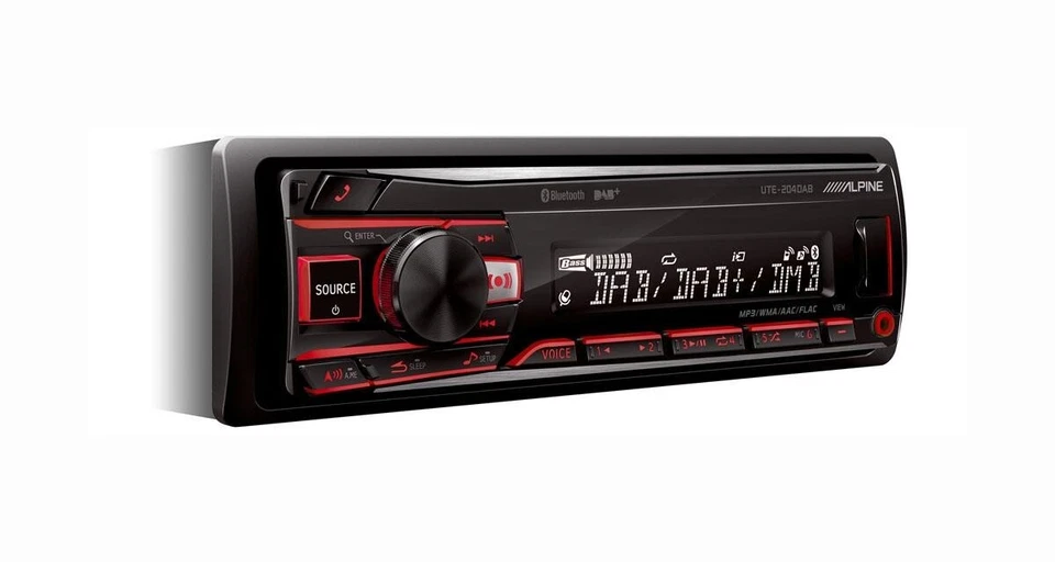 AUTORADIO ALPINE UTE 204DAB - 4x50w - RADIO DAB  - BLUETOOTH - USB  - Immagine 1 di 1