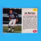 1962 Post Cereal Joe Morrison #24, New York Giants Football Short Print SP