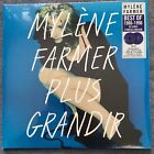 MYLENE FARMER "PLUS GRANDIR" VINYLE BLEU NEUF EMBALLÉ / BLUE VINYL LP NEW SEALED