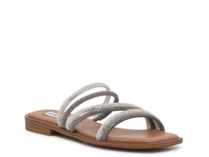 Women's Steve Madden Streaming Sandal, Size 6, Color Silver/Pewter Metallic - Picture 1 of 13