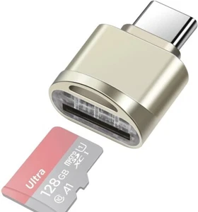 US Type C To Micro SD TF Card Reader OTG USB Adapter Converter For Samsung Phone - Picture 1 of 6