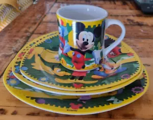 Disney Mickey Mouse Club House 3 piece Plate Set - by Stor - Madrid Spain - Picture 1 of 2