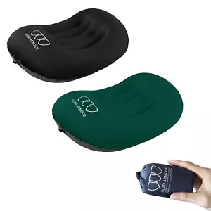 Inflatable Camping Pillow Backpacking Pillow Lightweight Travel Air Pillow Ul... - Picture 1 of 6