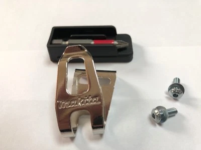 Makita belt hook clip & bit holder + screws 18V 10.8v Impact Drill Driver LXT
