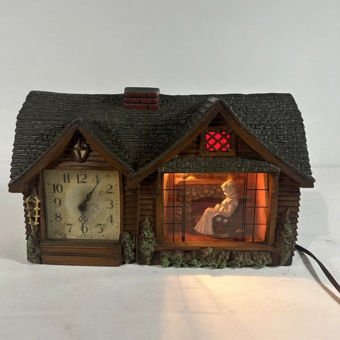 Vintage Haddon Home Sweet Home Model #30 Mantel Shelf Clock Cover