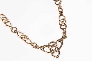 Trinity Celtic Trinity Necklace Bronze Symbol Jewelry - NEW - Picture 1 of 1