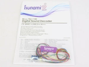 Soundtraxx Tsunami 2 TSU-1100 885001 EMD diésel 1 amperio DCC/decodificador de sonido - Imagen 1 de 1