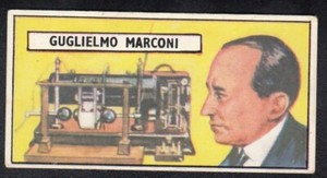 Vintage 1966 Trade Card of GUGLIELMO MARCONI