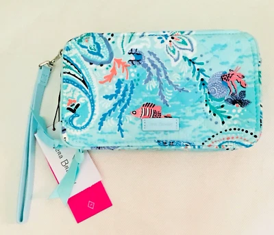 Vera Bradley ~ RFID All-in-One Crossbody/Wristlet ~ "Paisley Wave" ~ NWT - Image 1 of 4