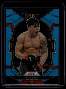 2023 Panini Select UFC #91 Ricky Simon Light Blue Prizms #/249 SN - Picture 1 of 2