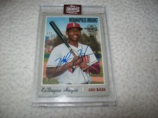 2023 TOPPS ARCHIVES RC KE'BRYAN HAYES AUTOGRAPH AUTO #D1/1 INDIANAPOLIS INDIANS