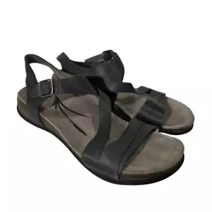 Abeo Brittany Sandals Womens Size 7.5 N Leather Comfort Shoes Ankle Strap Casual - Picture 1 of 11