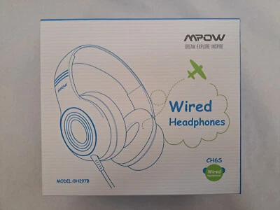 MPow - Wired Headphones (Pink) #BH297B - Image 1 of 4