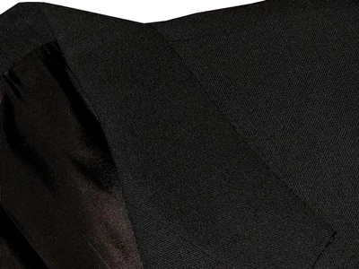 CHAQUETA ABRIGO DEPORTIVO KENNETH COLE 44 R NEGRO SÓLIDO TEJIDO CREPÉ TEXTURIZADO SB 3 BOTONES Foto 1 de 3