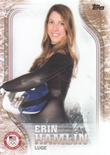 2018 Topps U.S. Olympic Team Bronze Parallel #USA-25 Erin Hamlin