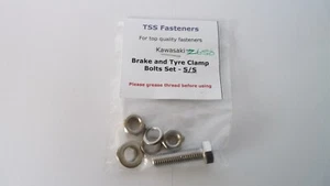 Kawasaki Z650/Z 650 - Rear Brake Actuator & Tyre Clamp Bolts Set - S/Steel - Picture 1 of 3