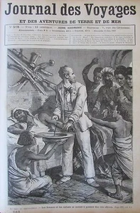 JOURNAL DES VOYAGES N° 518 de 1887 AFRIQUE MEDECINE / MARINE LE HAVRE EXPOSITION - Bild 1 von 2