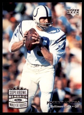 1997 Upper Deck Legends Johnny Unitas Baltimore Colts #183 1094 - Image 1 of 2