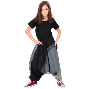 Children Harem Pants Goa Aladdin Hippie Kids Baggy Boho Kids Pants - Picture 1 of 16